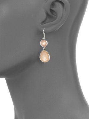 Ippolita Gemstone Doublet & Sterling Silver Earrings/Blush