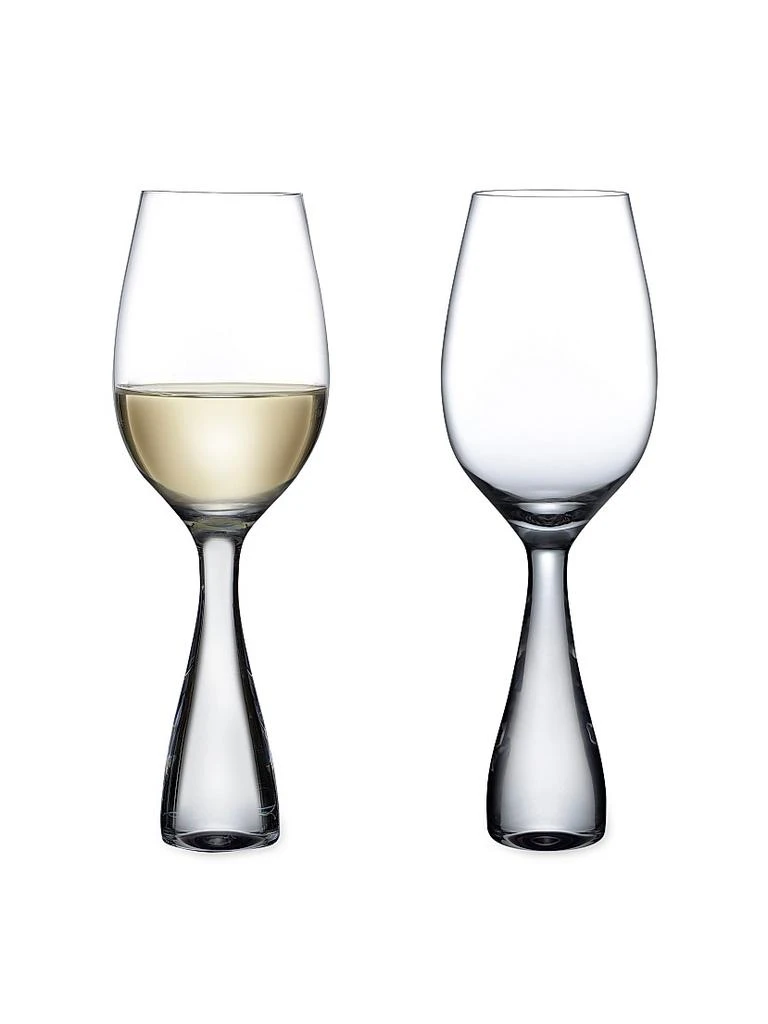 Nude Glass Wine Party 2-Piece White Wine Glass Set