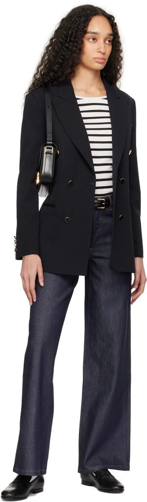 A.P.C. Black Anastasia Barbieri Edition Leather Loafers 5