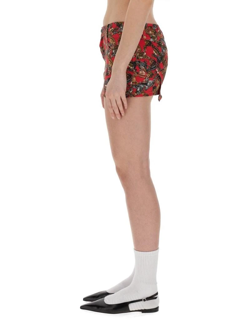 Vivienne Westwood Vivienne Westwood Foam Crazy Orb-Print Mini Skirt 3