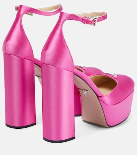 Prada Satin platform pumps 3