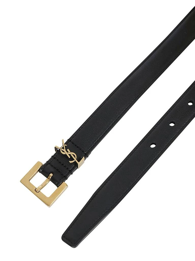 Yves Saint Laurent Saint Laurent Monogram Narrow Belt 3