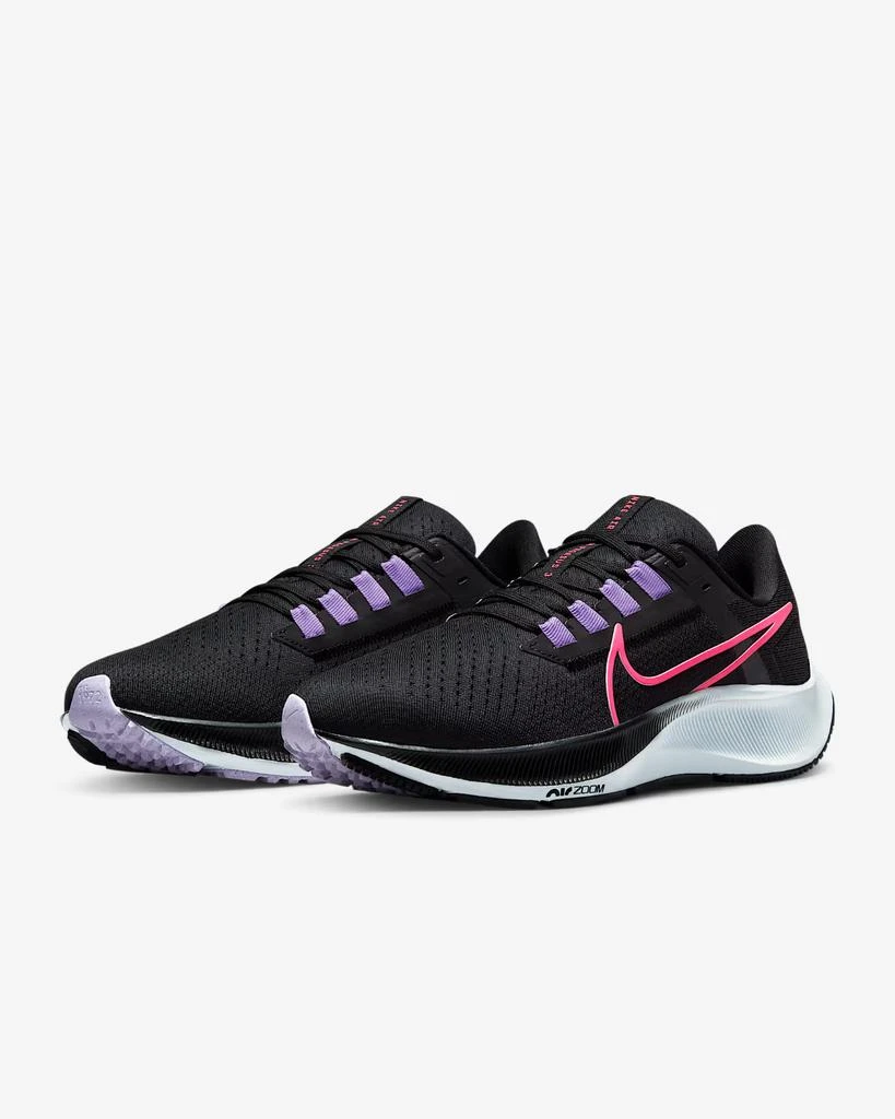 NIKE Air Zoom Pegasus 38 CW7358-003 Sneaker Women 6.5 Black Running Shoe GBNC192 1