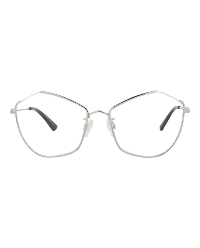 Alexander McQueen Cat Eye-Frame Metal Optical Frames 1