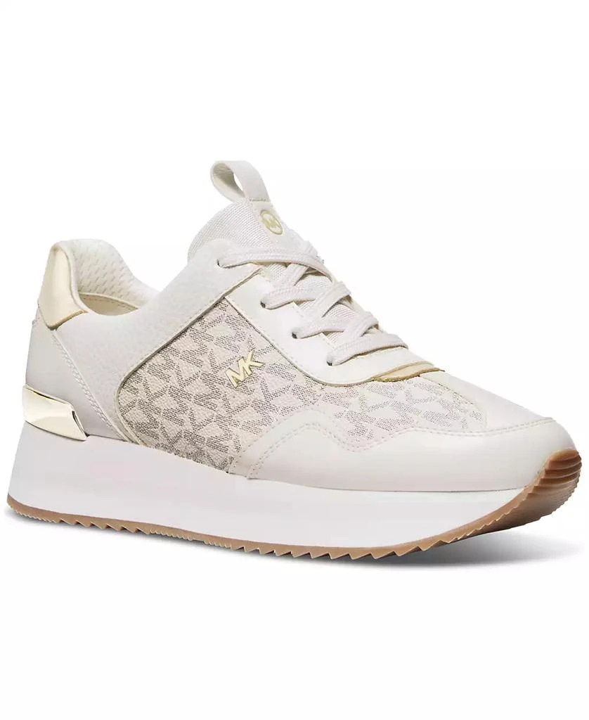 Michael Kors Women's Raina Lace-Up Trainer Running Sneakers 1