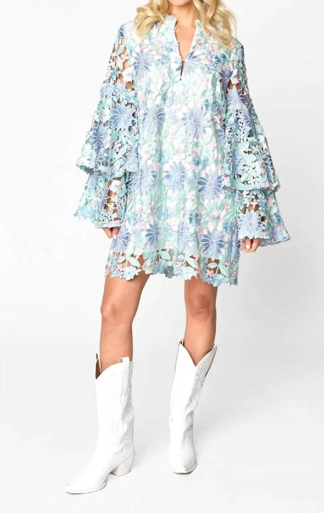 BUDDYLOVE Gayle Long Sleeve Mini Dress In Bellflower 1