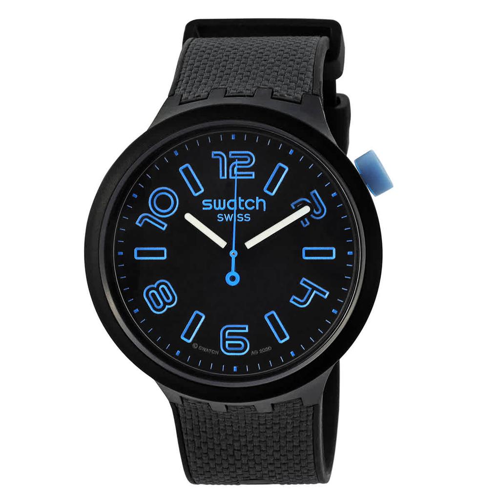 Swatch Deep Concrete Quartz Black Dial Men's Watch SO27B118