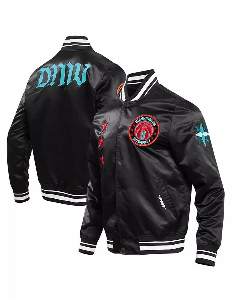 Pro Standard Men's Black Washington Wizards 2023/24 City Edition Satin Full-Snap Jacket
