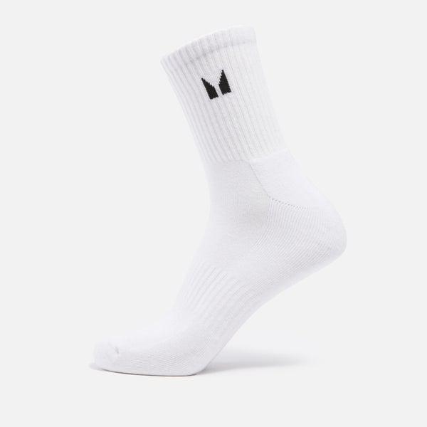 Myprotein MP Unisex Crew Socks (3 Pack) - White