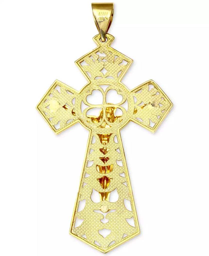 Macy
s Filigree Crucifix Fancy Openwork Cross Pendant in 10k Gold 3