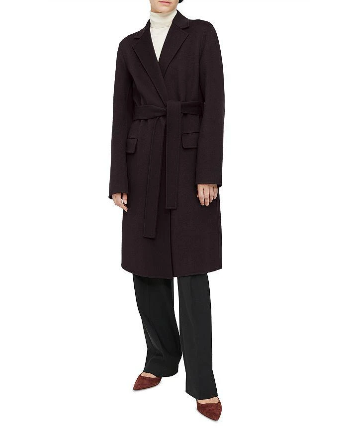 Theory Wool Cashmere Doubled Breasted Fitted Coat 1