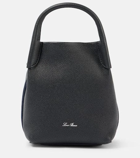 Loro Piana Bale Micro leather shoulder bag 1