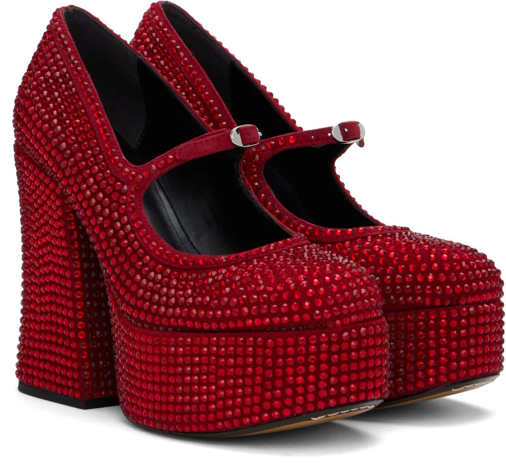 Marc Jacobs Red 'The Kiki Platform Mary Jane' Heels 4