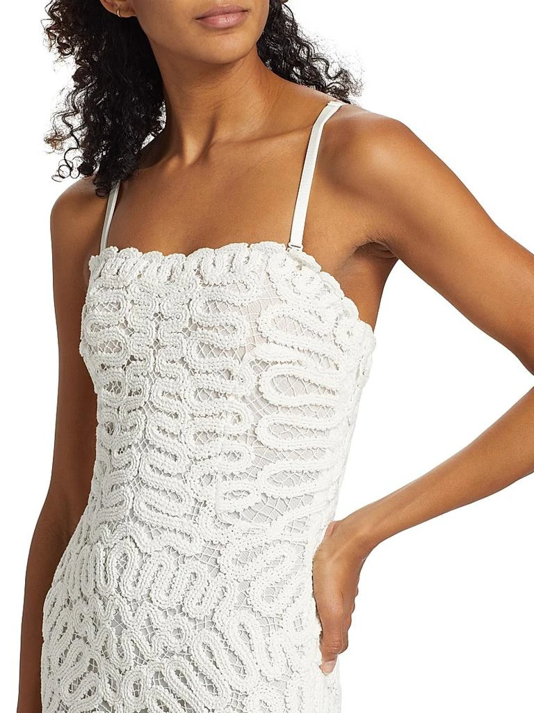 Elise Crocheted Midi-Dress  On Sale Now with Up to 71% Off | Discover  Exclusive Deals & Savings at BeyondStyle  Authentic SIMKHAI midi-length|squareneck|women's  apparel|dresses|sleeveless|crochet|lgbtq-owned or  founded|solid|contemporary|sheath ...