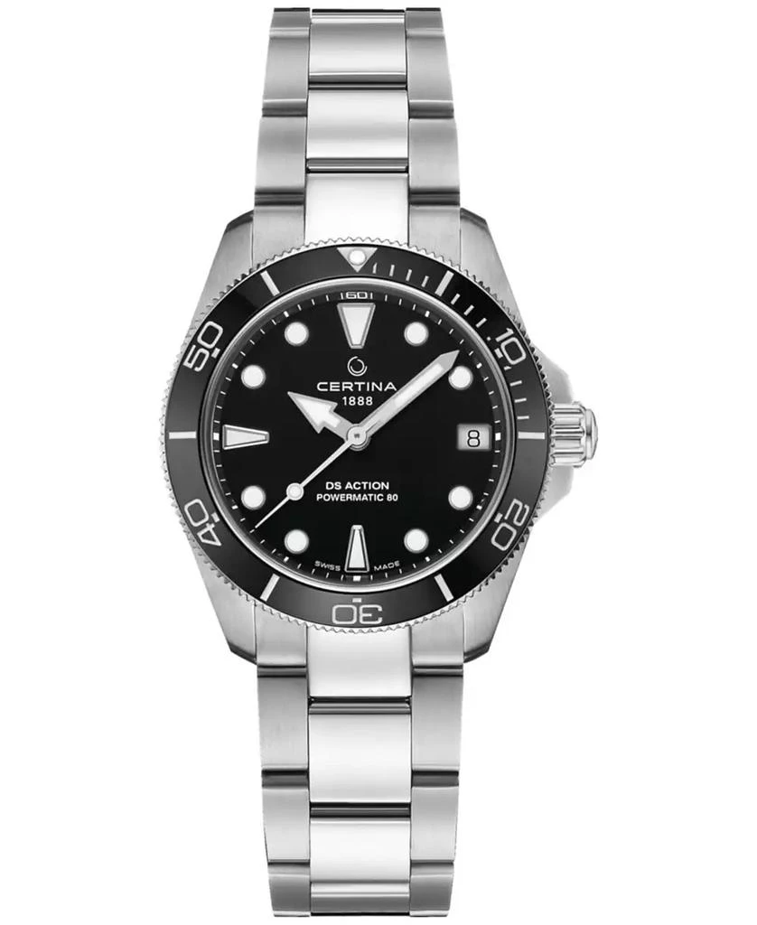 Certina Women's Swiss Automatic DS Action Stainless Steel Bracelet Watch 35mm 1