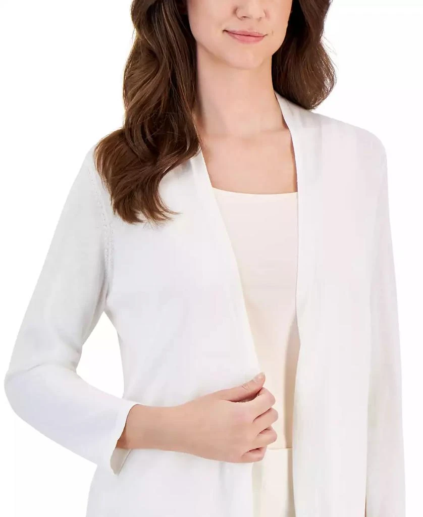 Kasper Women's Long Sleeve Cardigan Sweater, Regular & Petite 2