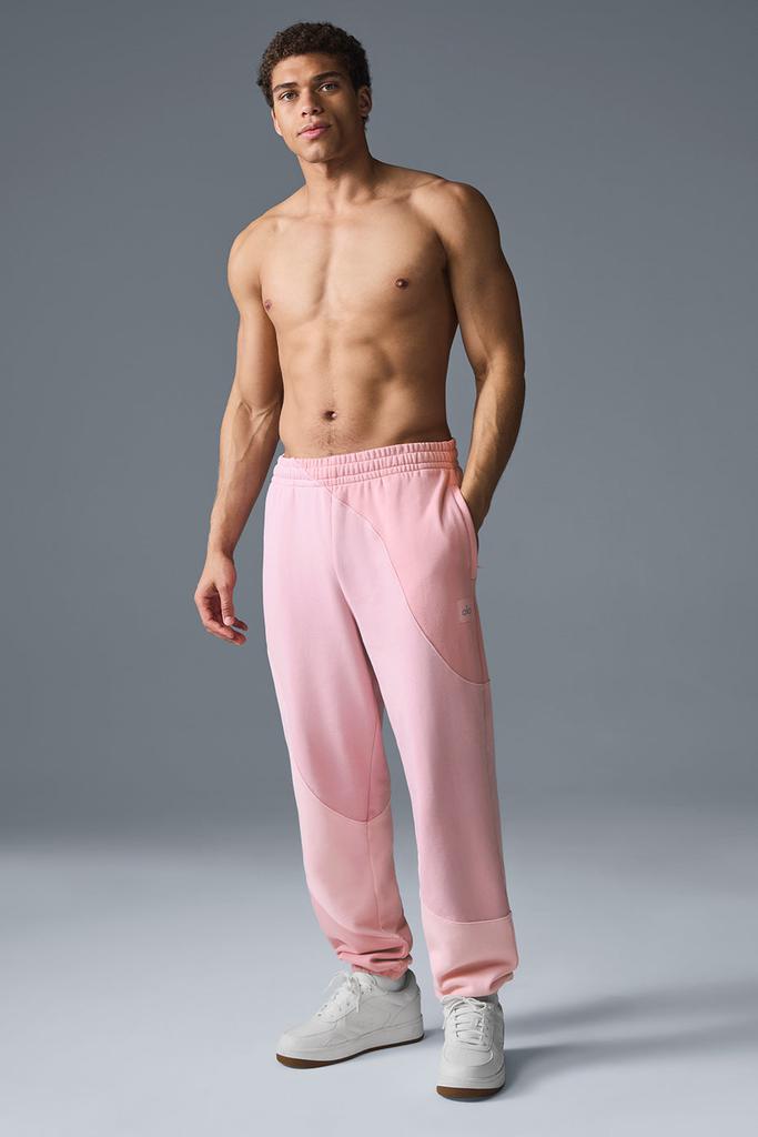 Alo Make Waves Sweatpant - Sunset Pink Tonal - Joggers - Free