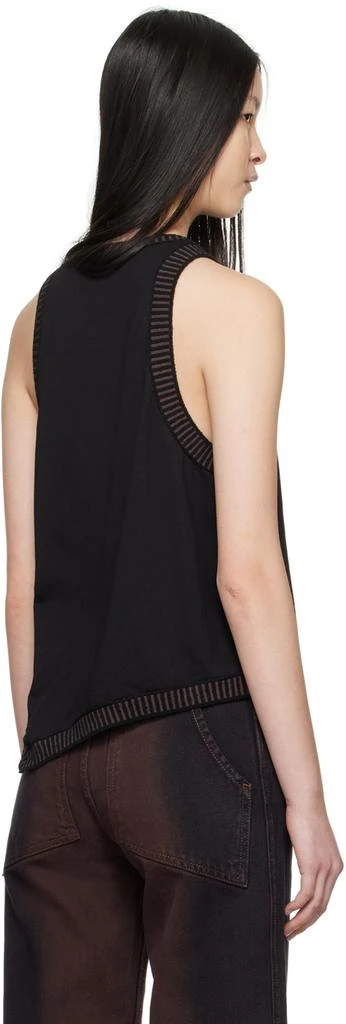 Eckhaus Latta Black Edge Tank Top 3