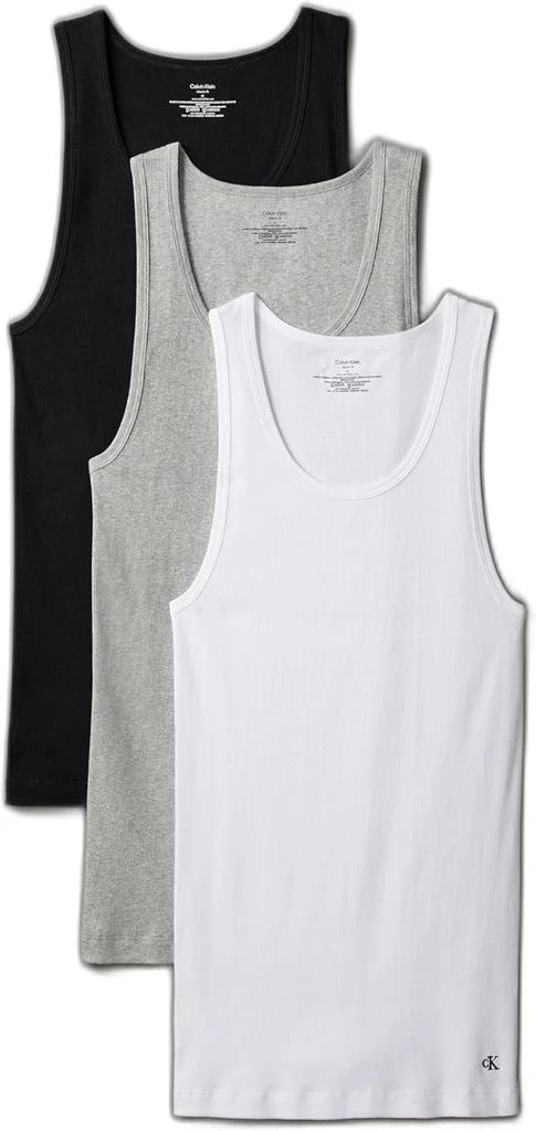  Calvin Klein Men
s Cotton Classics 3-Pack Tanks