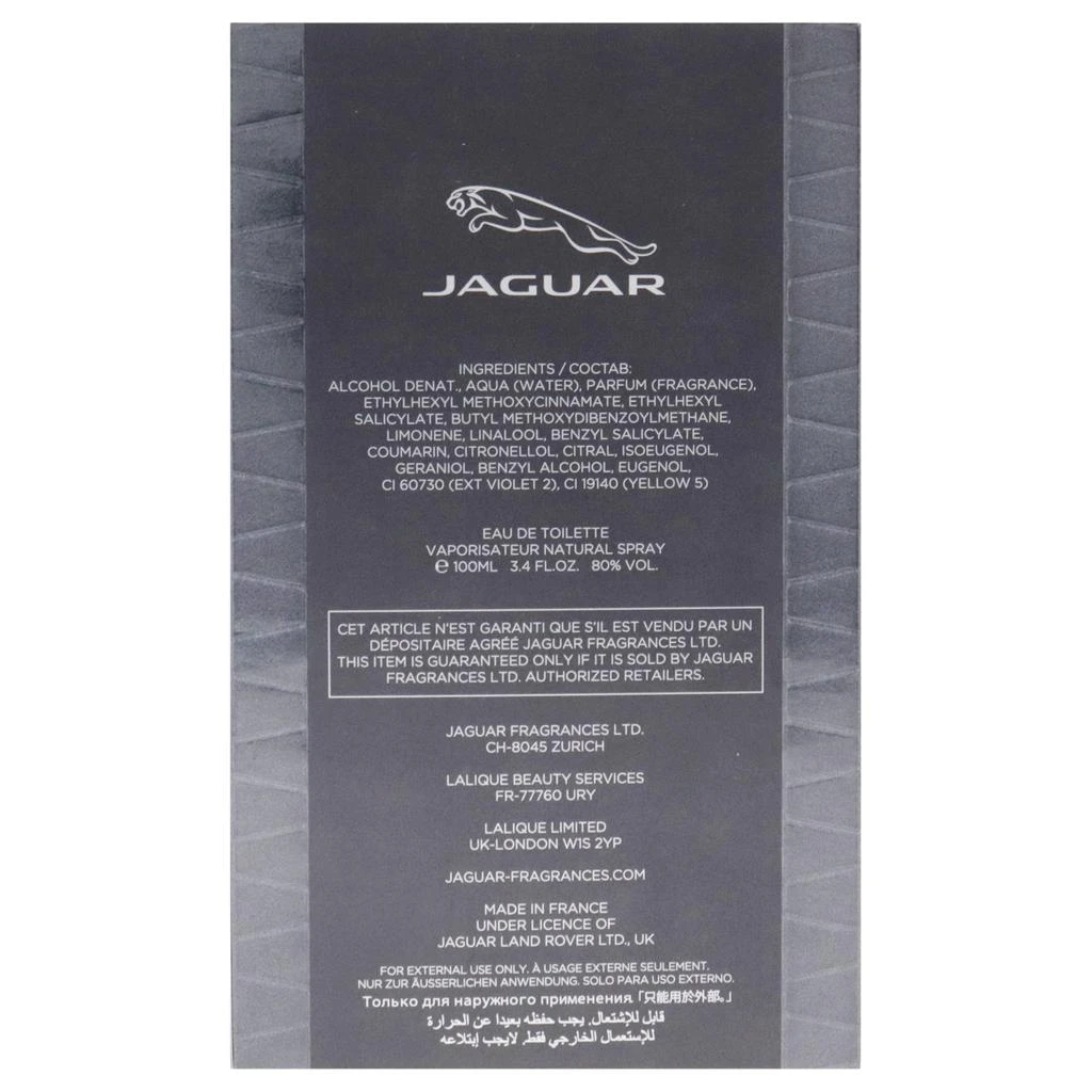 JAGUAR Stance by  for Men - 3.4 oz EDT Spray 6