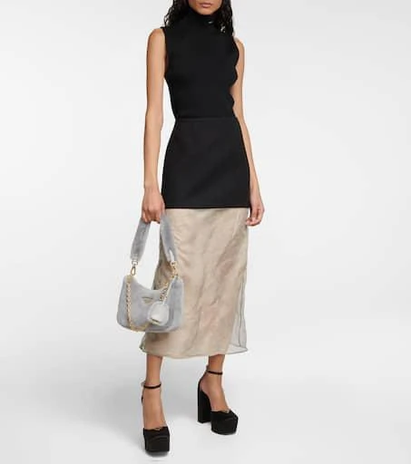 Prada Re-Edition 2005 shearling shoulder bag 5