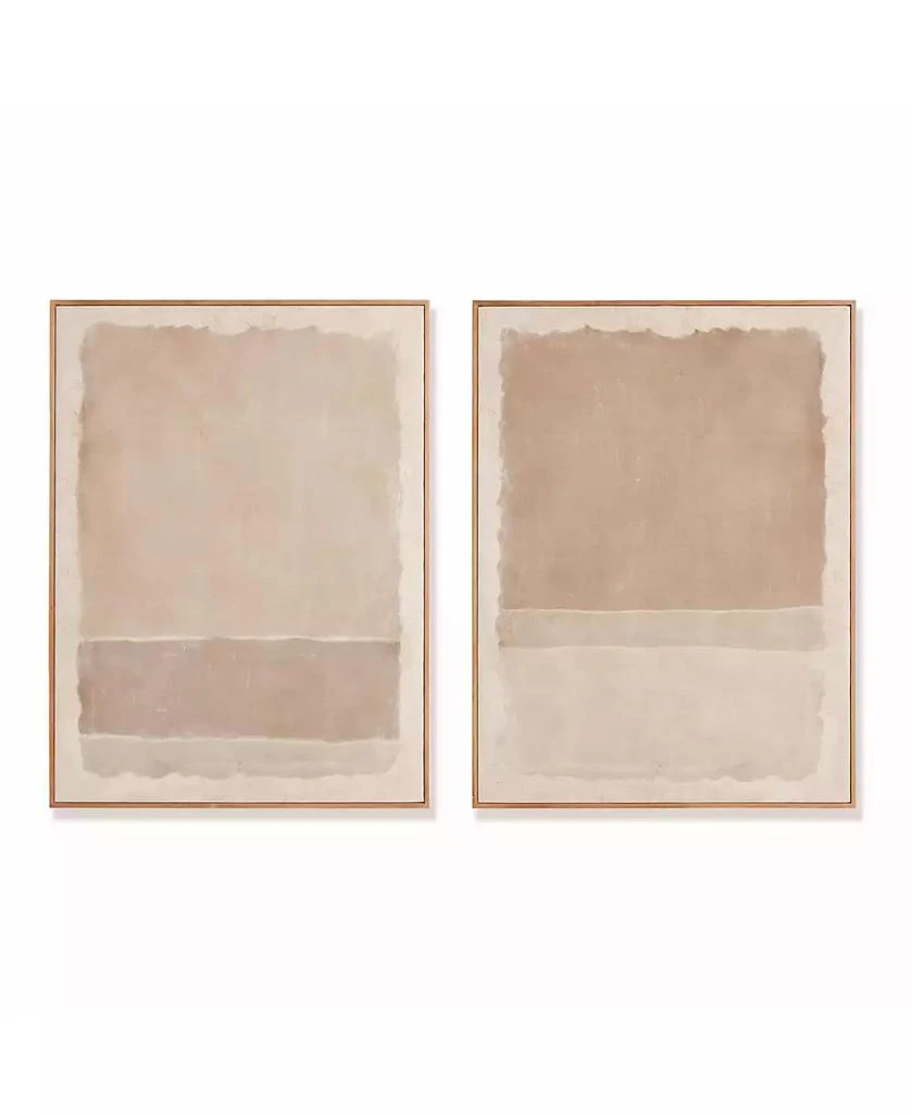 Napa Home
Garden 29.5"W x 1.5"D x 39.25"H Composition In Taupe Giclees Framed Wall Art Set of 2