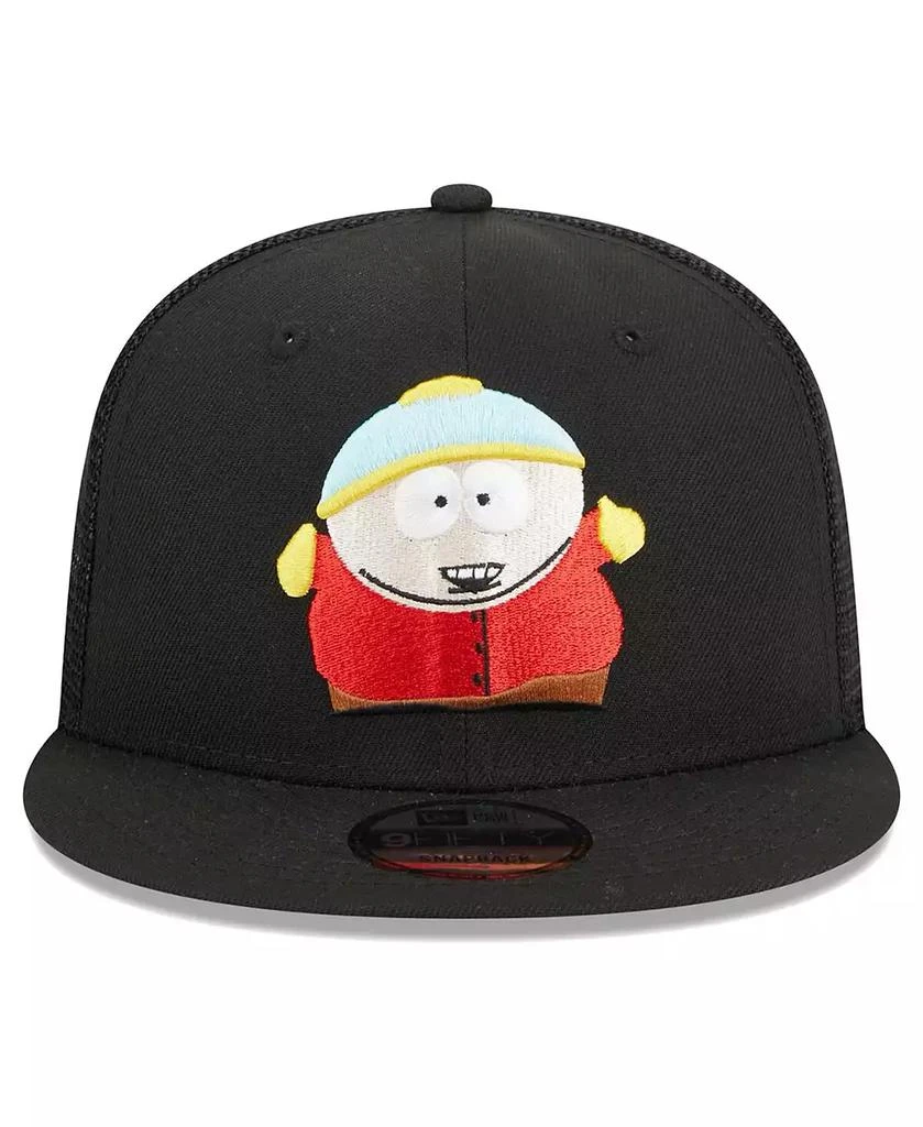 New Era Men's Black South Park Cartman Trucker 9FIFTY Snapback Hat 3