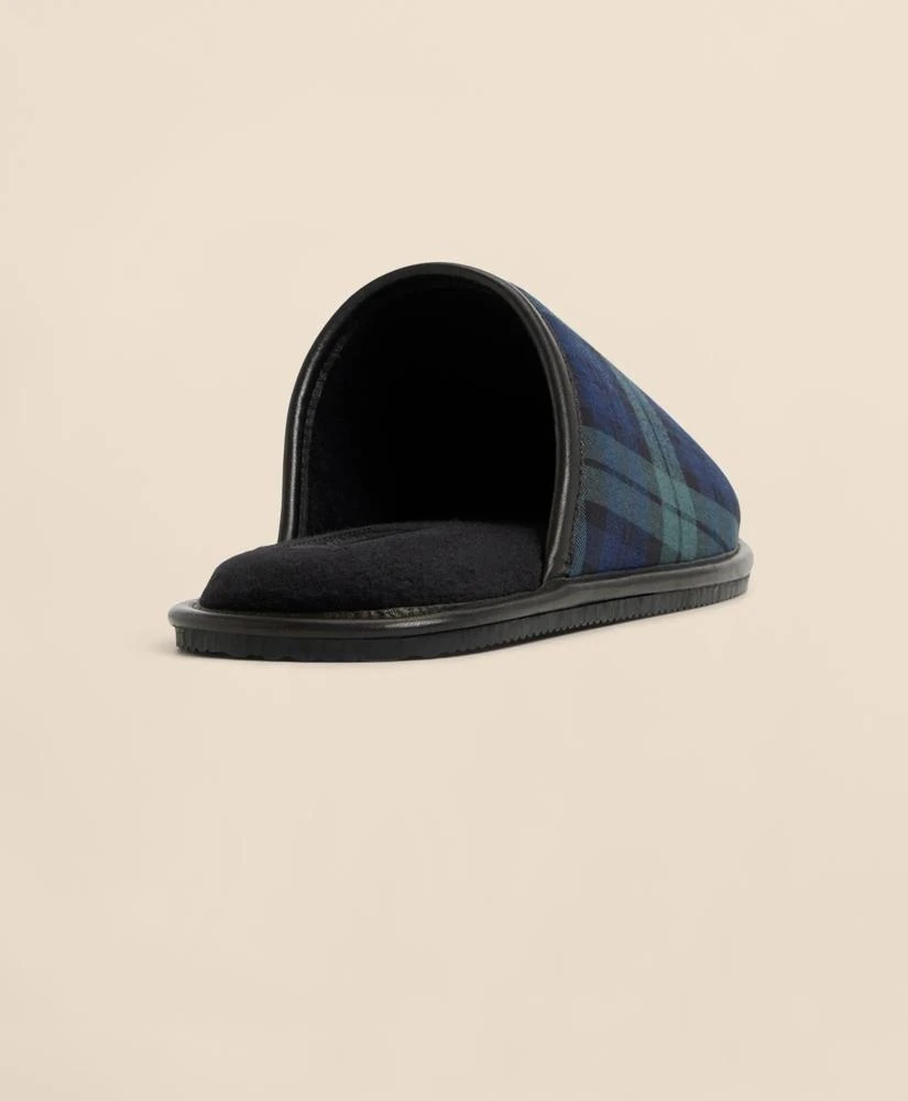 Brooks Brothers Black Watch Golden-Fleece-Emblem Slippers 5