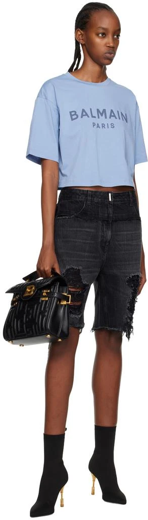 Balmain Black B-Buzz 23 Bag 4