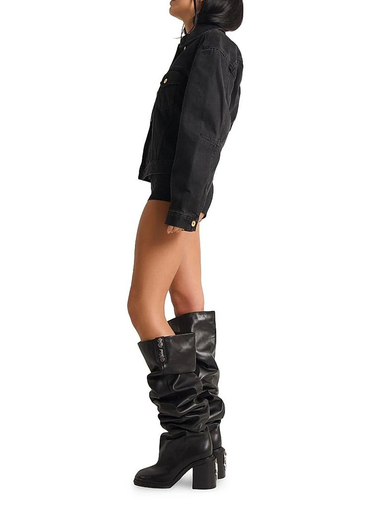Naked Wolfe Nature Nappa Prince Leather Boots 6