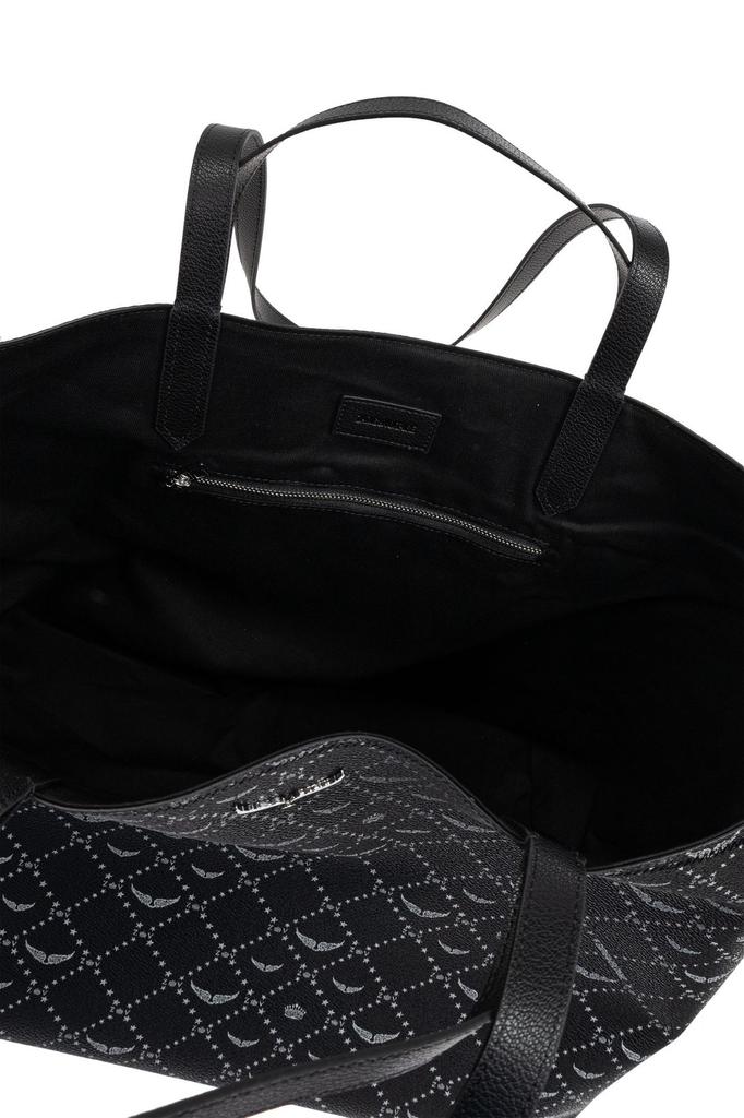 ZADIG & VOLTAIRE ZモノグラムXLショッパーバッグ ZADIG & VOLTAIRE Zadig & Voltaire Z Monogram XL Shopper Bag
