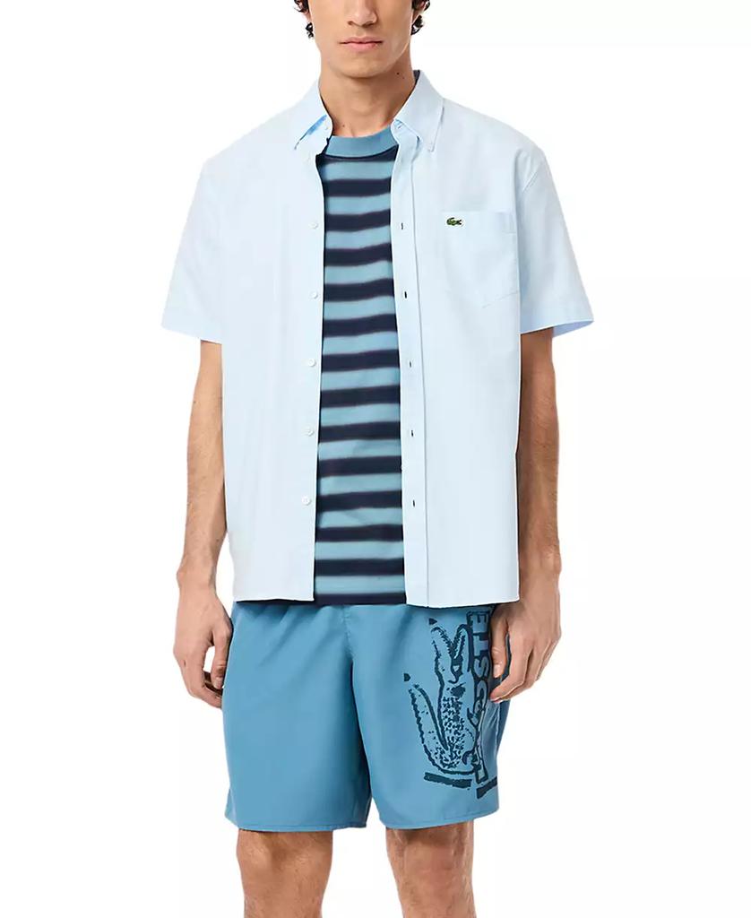 Lacoste Men's Short Sleeve Crewneck Striped T-Shirt