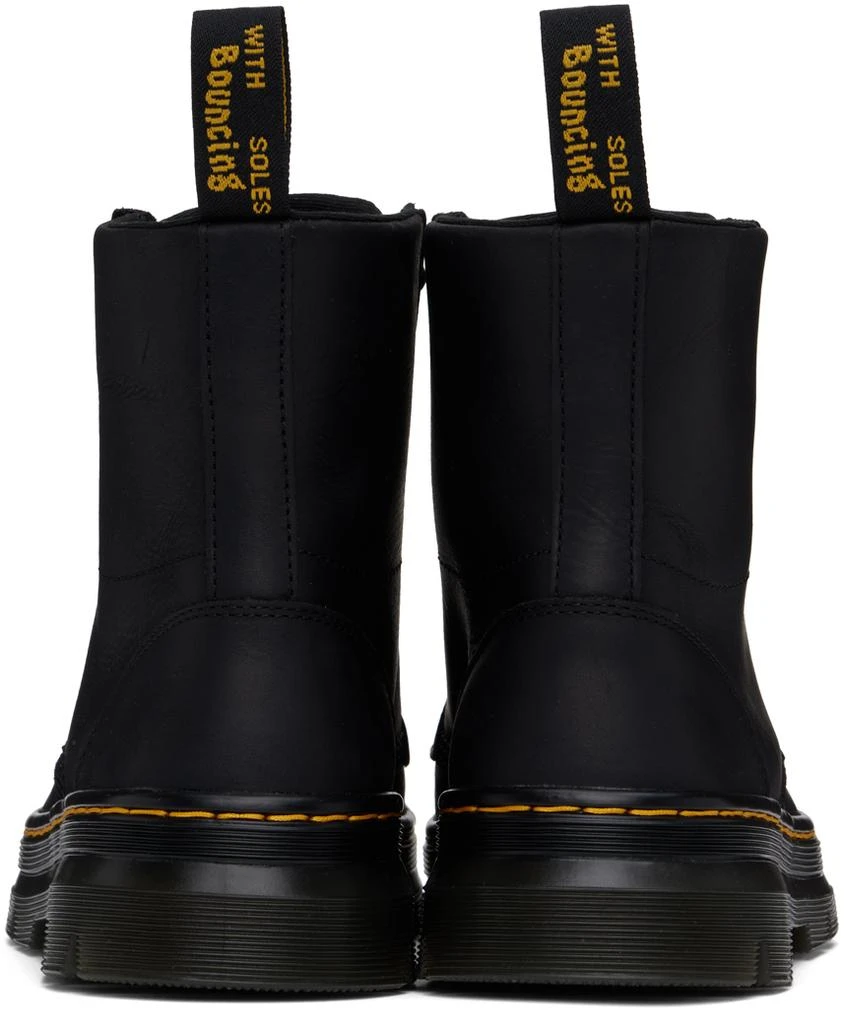 Dr. Martens Black Combs Leather Boots 2