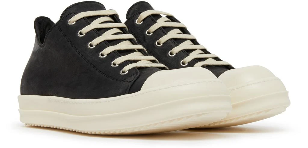 RICK OWENS Leather low sneakers 3