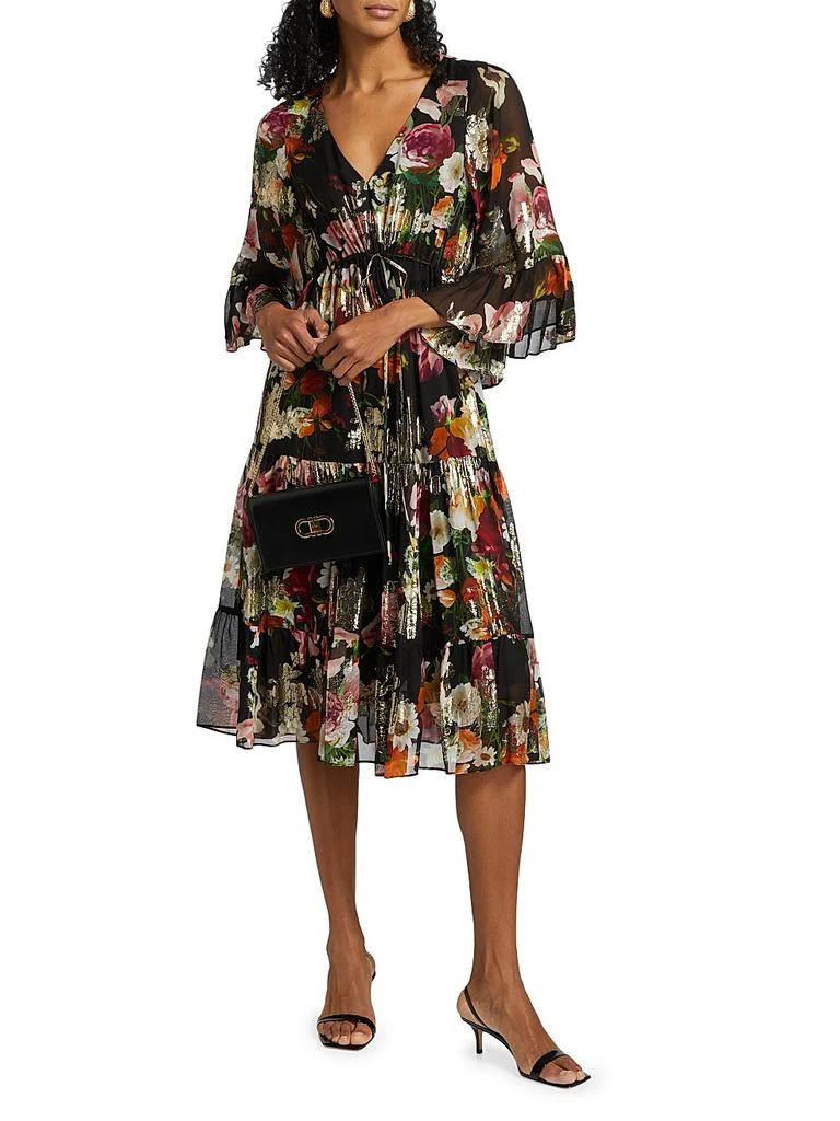 Kobi Halperin Limone Floral Silk-Blend dress 2