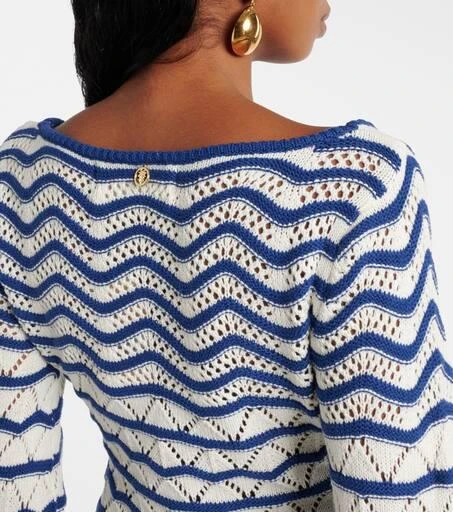 Bananhot Rey striped crochet beach dress 6