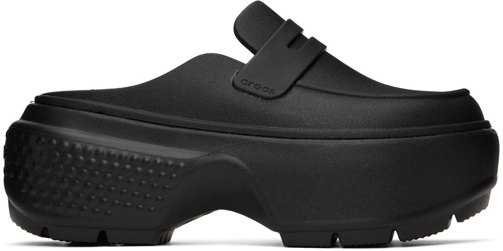 Crocs Black Stomp Slip-on Loafers 1