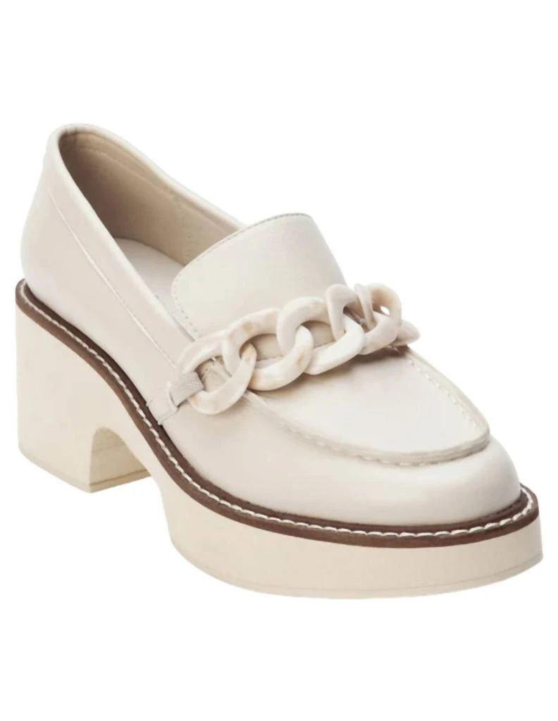 Matisse Louie Platform Loafer In Bone 1
