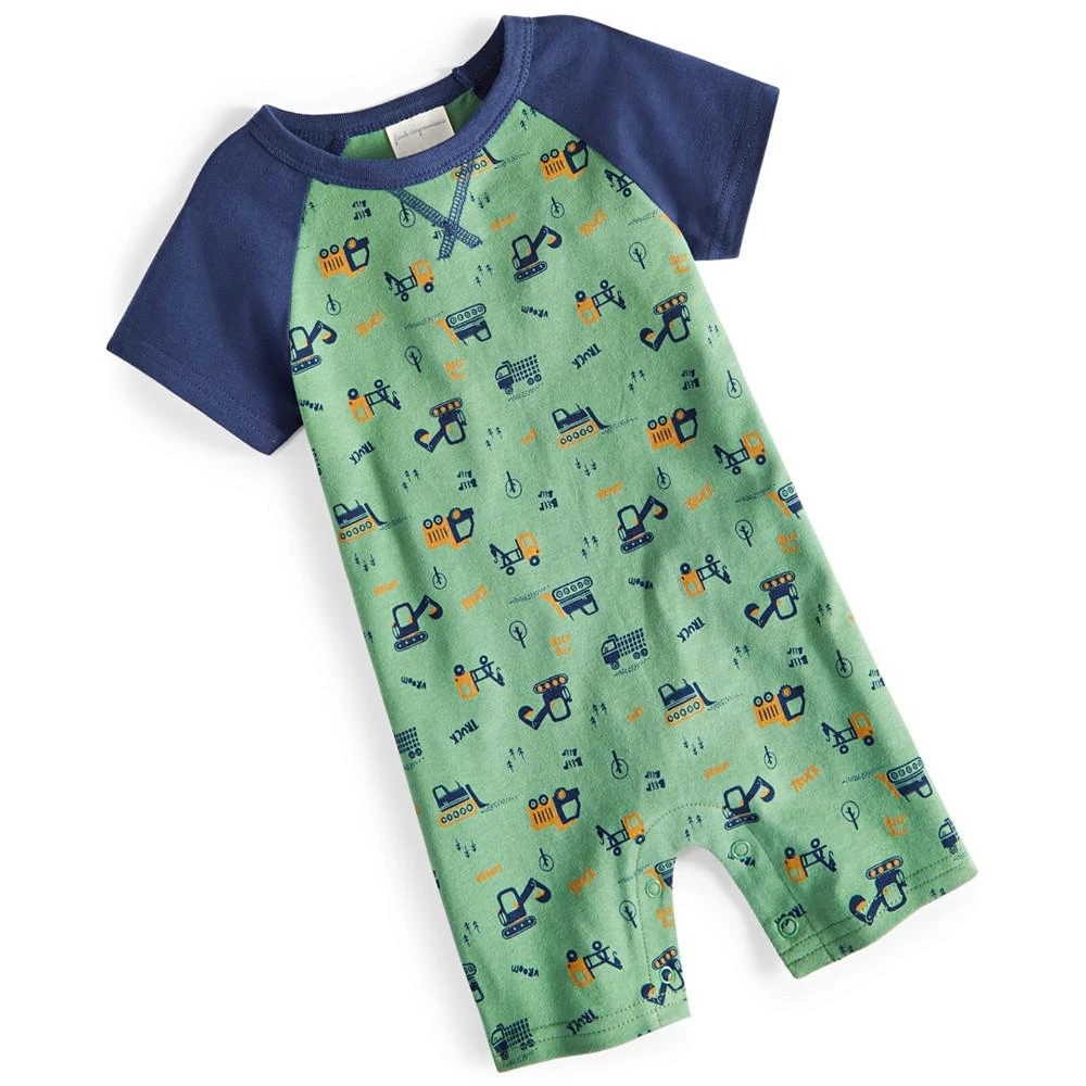 First Impressions Baby Boys Working Hard Cotton Sunsuit, Created for Macy's 1