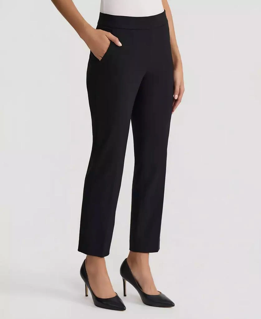 Kasper Women
s Stretch Twill Cropped Pull-On Pants 3