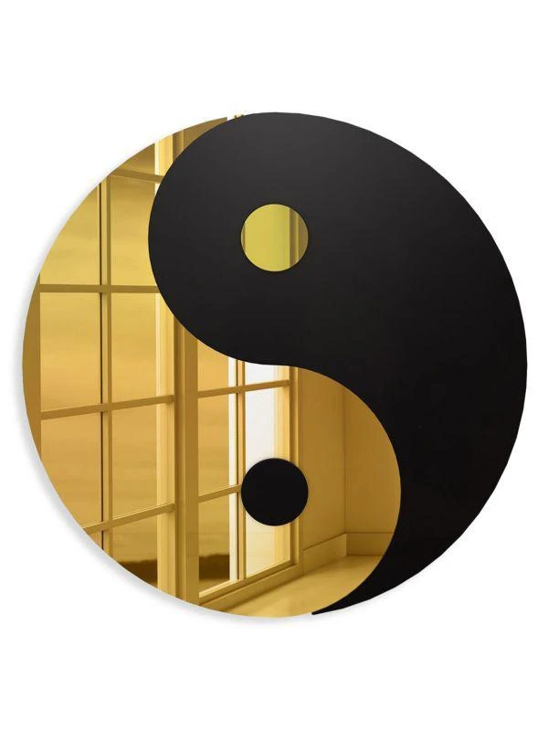 4Artworks Yin Yang Circle Wall Mirror 1