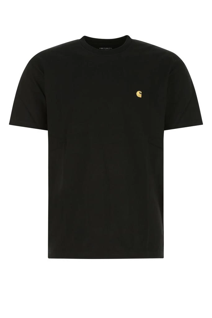 Carhartt WIP Black cotton S/S Chase T-Shirt 1