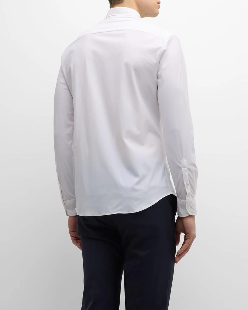 Emporio Armani Men's Slim Fit Nylon-Stretch Sport Shirt 4