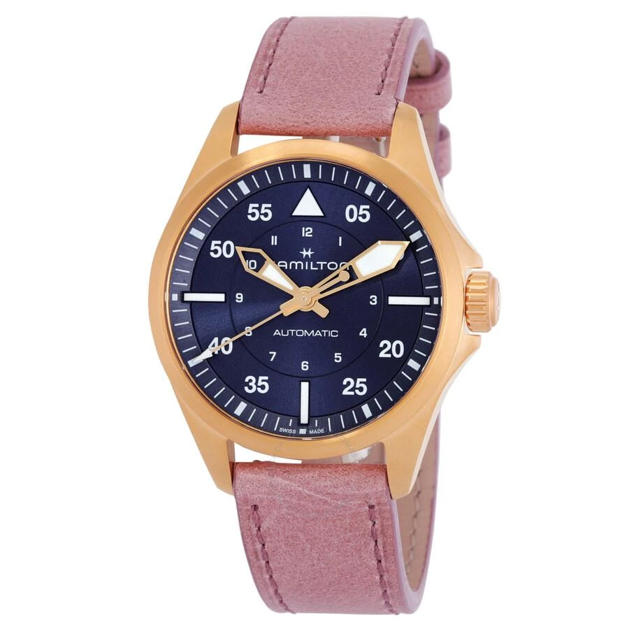 Hamilton Khaki Aviation Pilot Automatic Blue Dial Watch H76245840 1
