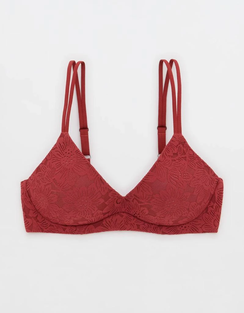 Aerie Sunnie Bloom Lace Wireless Push Up Bra 3