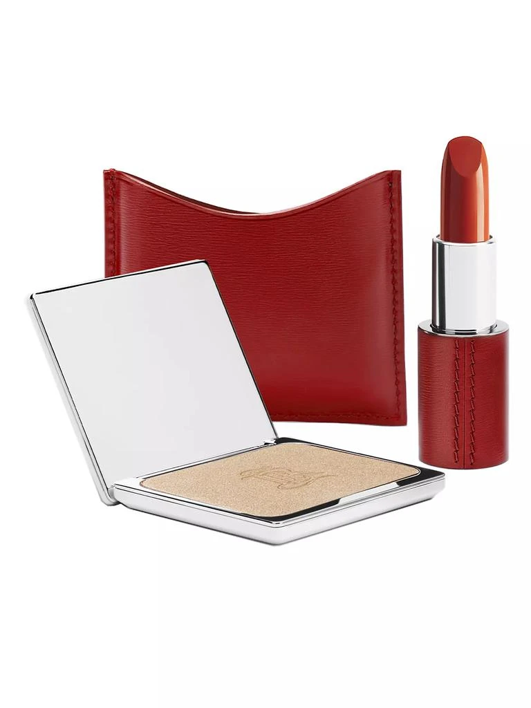 La Bouche Rouge The Illuminating Red 2-Piece Highlighter & Lipstick Set 1