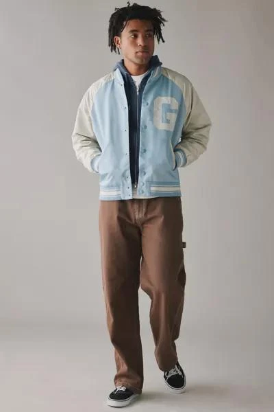 GUESS JEANS GUESS ORIGINALS Satin Varsity Jacket 4