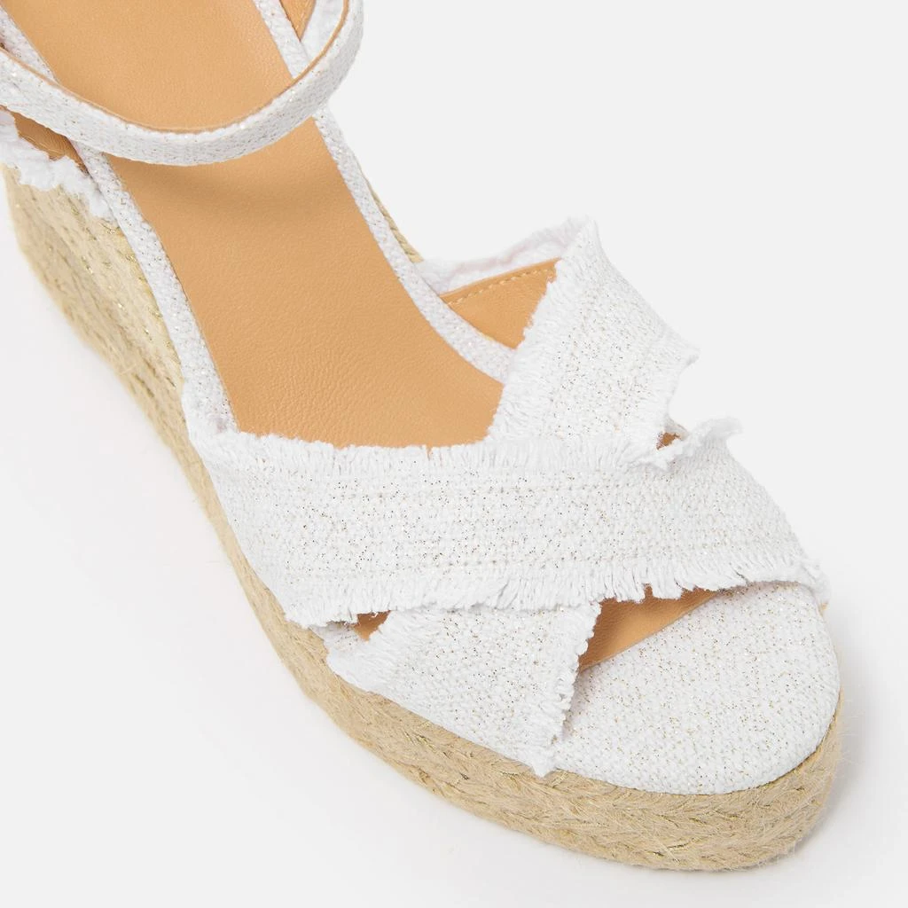CASTAÑER Women's Bromelia Canvas Espadrille Wedge Sandals 3