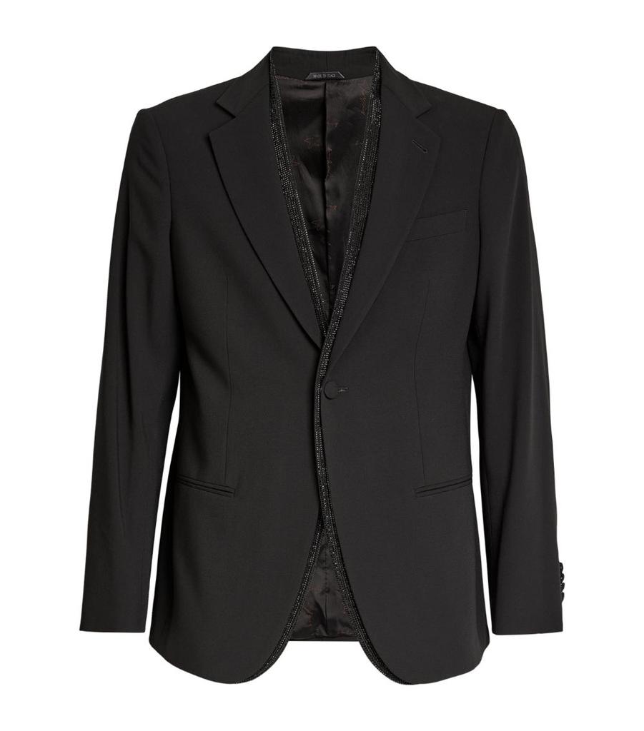 Giorgio Armani Soho Line Tuxedo Suit | Blue | FARFETCH JO