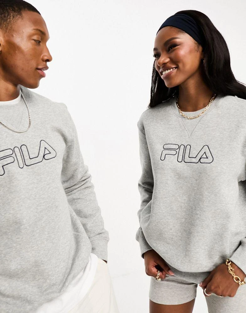 Fila Fila Unisex heritage sweatshirt in grey 4